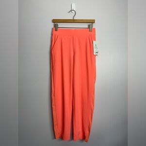 Athleta Brooklyn Ankle Pant Bright Coral Size 4 27” NWT